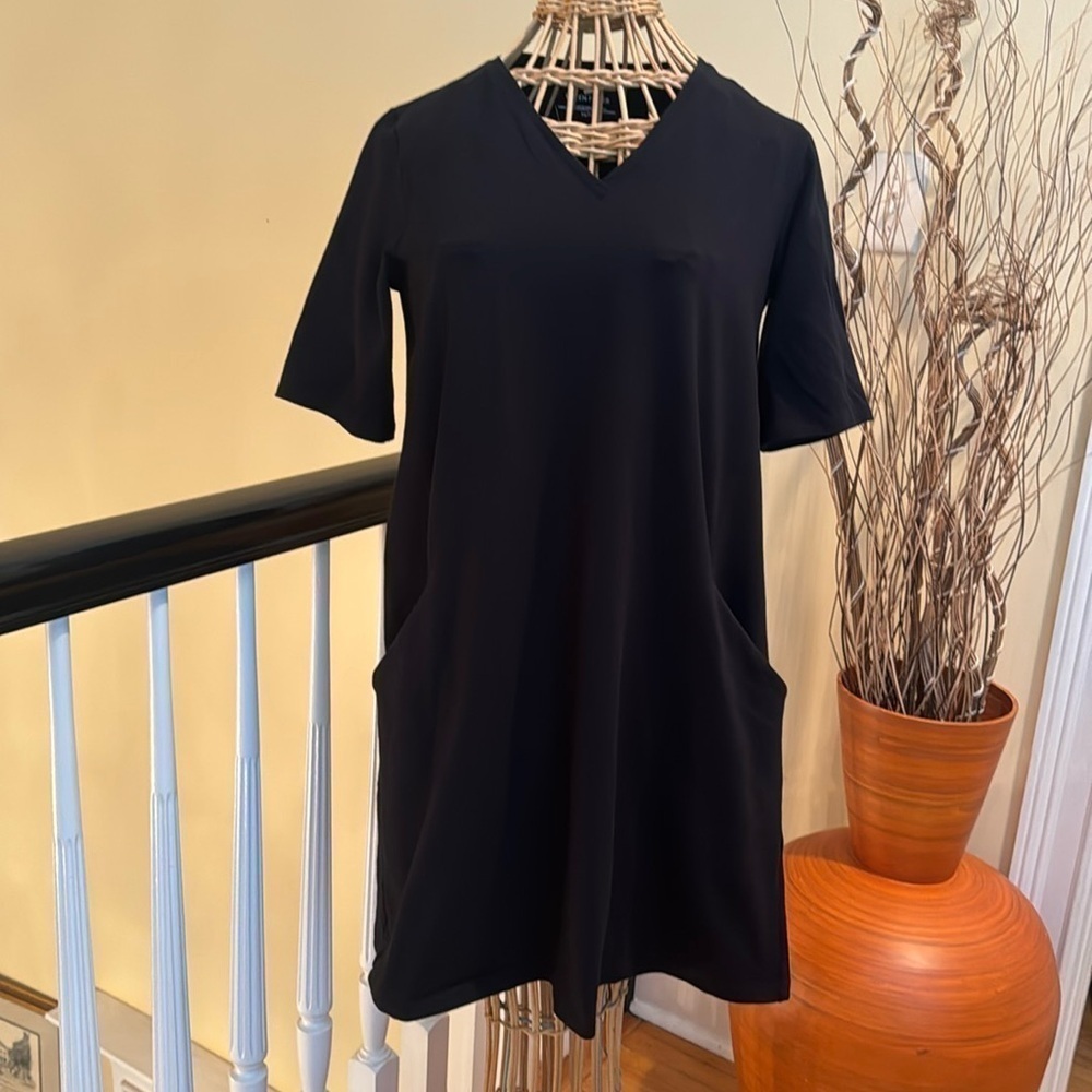 Eileen Fisher black dress